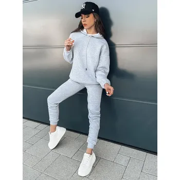 Dámská tepláková souprava DStreet DStreet bílá | šedá 2062017