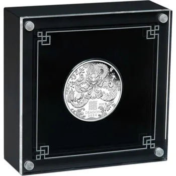 Stříbrná mince Rok Draka 1/2 Oz 2024 - LUNÁRNÍ SÉRIE III....