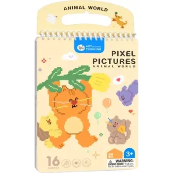 omalovánky Jarmelo - Pixel Art: Omalovánky Zvířátka