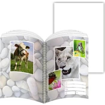 Blok Notes A6 s vlastní fotografií v kroužku 160 stran FN-01-A6-160-B Nižší cena pro více kusů!