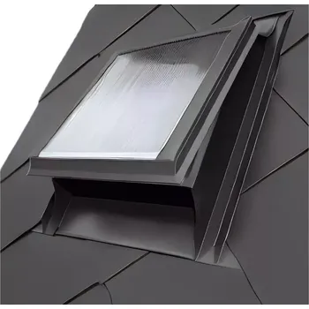 střešní výlez Střešní vikýř (výlez) pro hladké krytiny – Cembrit, Bobrovka, Šindel, 50x60 cm, antracit