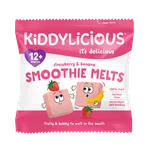 Kiddylicious ovocné polštářky z jahod a banánu (6 g)