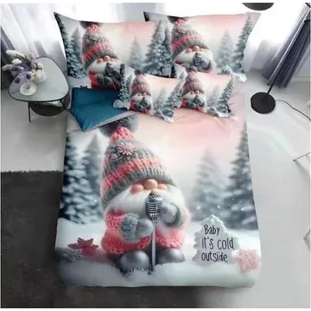 Povlečení 3 dílné povlečení VÁNOCE 5