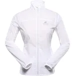 Alpine Pro SPINA BÍLÁ DÁMSKÁ ULTRALEHKÁ BUNDA S ÚPRAVOU DWR L