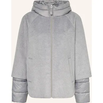 Dámský kabát Comma Casual Identity Dámská Bunda Ze Směsi Materiálů, šedá, 36