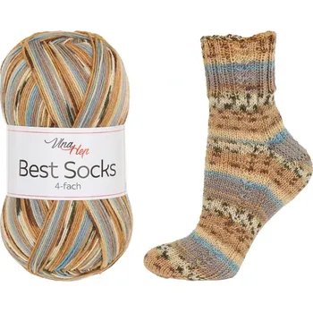 Vlna-Hep Best Socks 7381 – savana