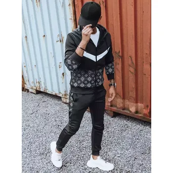 Pánská tepláková souprava DStreet DStreet černá | šedá 1990136