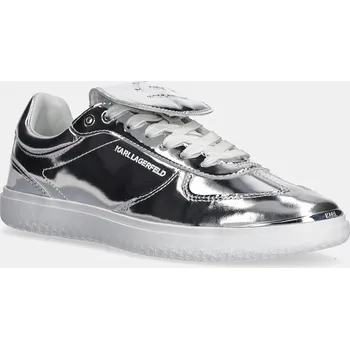 Dámská obuv Kožené tenisky Karl Lagerfeld ATLAS KL63820.1MS stříbrná SLV, EUR 36