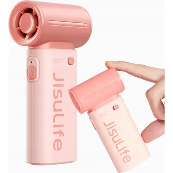 Domácí ventilátor Mini ventilátor Jisulife Life9 růžový