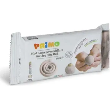 Modelovací hmota Samotvrdnoucí hmota PRIMO, 500g, sv. šedá
