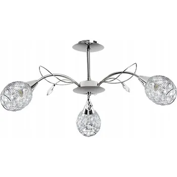 Stropní svítidlo lustr stříbrný chrom Alfa Glamour 3 x E14