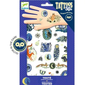 Odstranitelné tetování DJECO - Tetování: Noční příroda