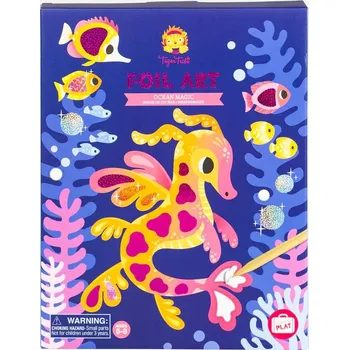 kreativní sada Tiger Tribe: Kreativní sada Fóliové obrázky – Kouzlo oceánu