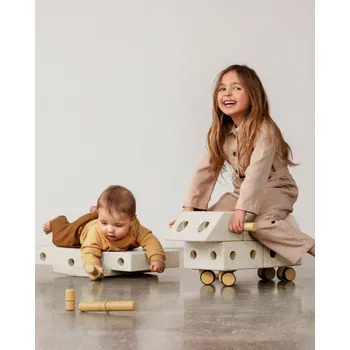 ostatní stavebnice Stavebnice MODU - Explorer Set Sand Grey / Honey Yellow