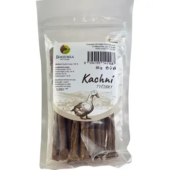 Pamlsek pro psa BOHEMIA Kachní tyčinky 85g pro psy (Přírodní masové pamlsky pro psa)