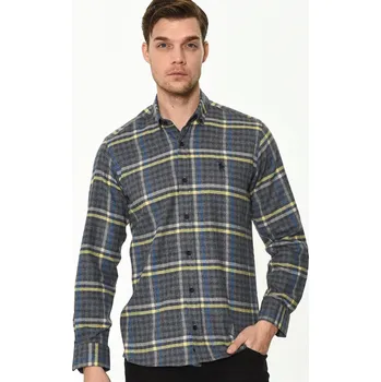 Pánská košile dewberry dewberry modrá | šedá | žlutá 1402479