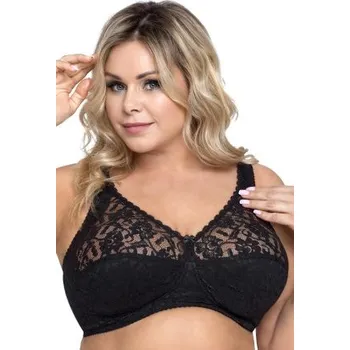 Podprsenka Nevyztužená podprsenka Biggi Hannah - bezkosticová Černá 95G