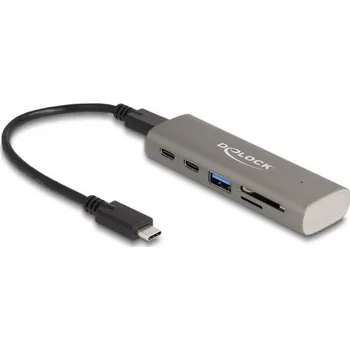 USB hub 3 Port USB 10 Gbps Hub including SD and, 3 Port USB 10 Gbps Hub including SD and (64236)