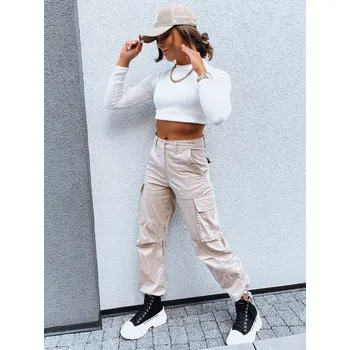 Dámské kalhoty Dámské kalhoty DStreet DStreet šedá 2491711