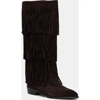 Dámské kozačky Semišové boty Steve Madden Spur 11003916.003 hnědá 89X, EUR 38