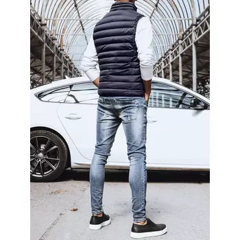 Pánská vesta Tmavě modrá pánská prošívaná vesta Dstreet DStreet Other 1991173