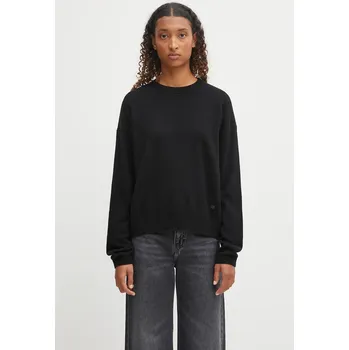 Dámský svetr Svetr s příměsí vlny Napapijri D-Mis černá barva, NP0A88XL9411, S, 99X