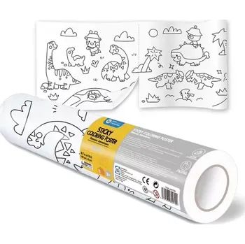 omalovánky Jarmelo - Samolepící omalovánky v roli: Dinosauři (3 m)