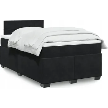 Ložnice Jednolůžková dřevěná postel VidaXL 120x200 cm černá