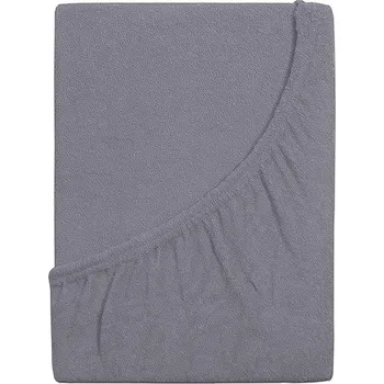 Prostěradlo B.E.S. PETROVICE Prostěradlo Froté PERFECT 120 × 200 cm, šedé
