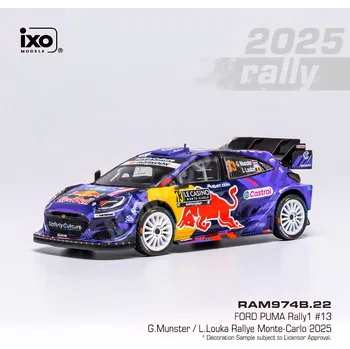 autíčko Ford Puma Rally1 - Rally Monte Carlo 2025 #13 Munster - Louka 1:43 IXO