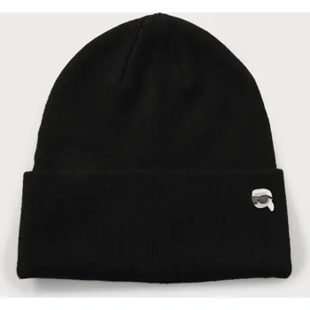 Čepice KARL LAGERFELD IKON PIN ZIMNÍ ČEPICE 999
