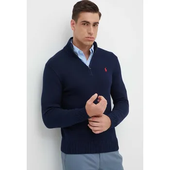 Pánský svetr Bavlněný svetr Polo Ralph Lauren 710859939 námořnická modř 59X, vel. M
