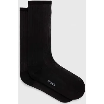 Pánské ponožky Ponožky BOSS dámské, černá barva, 50518942 99X, vel. 35-38