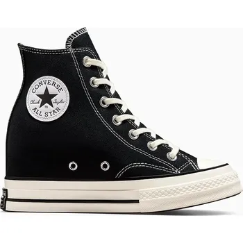 Dámské tenisky Kecky Converse Chuck 70 Wedge dámské, černá barva, A12563C 99X, EUR 39