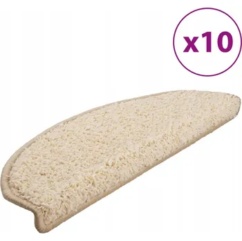 Nášlap na schod Nášlapy na schody protiskluzové krémové 65x21x4 cm