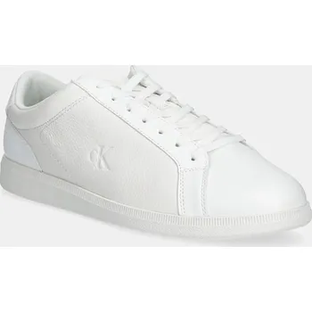 Pánské tenisky Sneakers boty Calvin Klein Jeans LOW PROFILE CUPSOLE CM bílá barva, YM0YM01190 00X, EUR 44