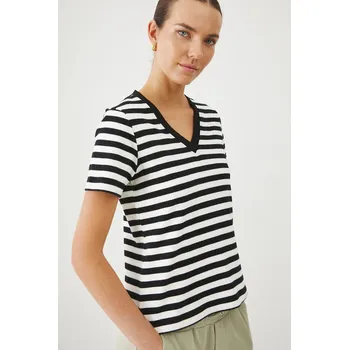 Dámské tričko Bavlněné tričko Medicine dámské, černá barva RS25.TSD032 99A, vel. S