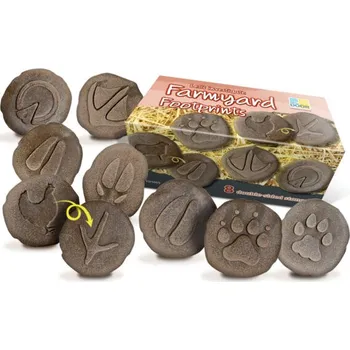 Hračka pro nejmenší Yellow Door - Stopy zvířat FARMA