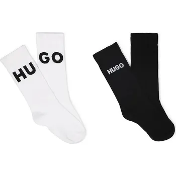 Dětské ponožky HUGO 2-pack černá barva, G00562 99X, vel. 31