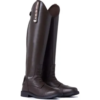 Vybavení pro jezdce Vysoké jezdecké boty Horze Verona Hnědá 38R