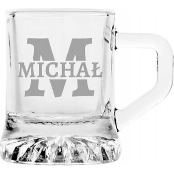 Sklenice Sklenice na vodku AzaliaDesign Kufelek s gravírováním, vícebarevné, 30 ml, 1 ks