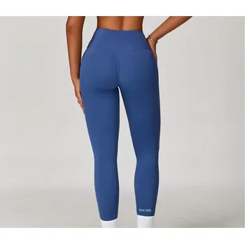 Dámské legíny Legíny be-AM FIT - modrá Velikost: L