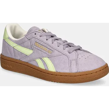 Pánské tenisky Semišové tenisky Reebok Classic Club C Grounds Uk fialová barva, 100207963 44X, EUR 37