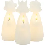 Sada vánočních LED dekorací Sirius Maria Tre Konger 3-pack 13330 bílá 00X
