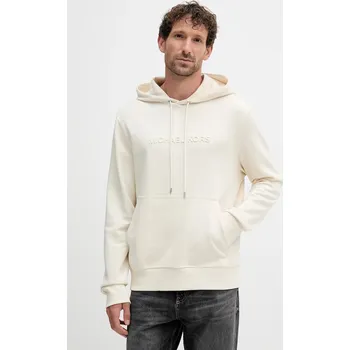 Pánská mikina Mikina Michael Kors pánská, šedá barva, s kapucí, s aplikací, CR552G25MF 01X, vel. M