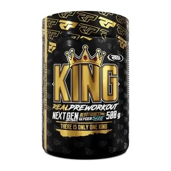 Anabolizér PŘEDTRÉNINKOVÝ STIMULANT KOFEIN Real Pharm KING Pre-Workout 500g MANGO-MARACUJA