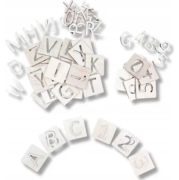 Dřevěná hračka ABECEDA A ČÍSLA sada z dřevěné překližky skládačka montessori