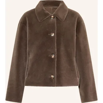 Dámský kabát Repeat Dámská Bunda Z Umělé Kožešiny, hnědá, 36