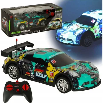 RC model auta RC sportovní auto modro-zelené