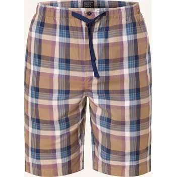 Pánské pyžamo Schiesser Pánské Pyžamové Šortky Mix+Relax, velbloudí / modrá...